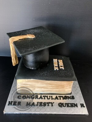Bible School Graduation 2 tier Cake