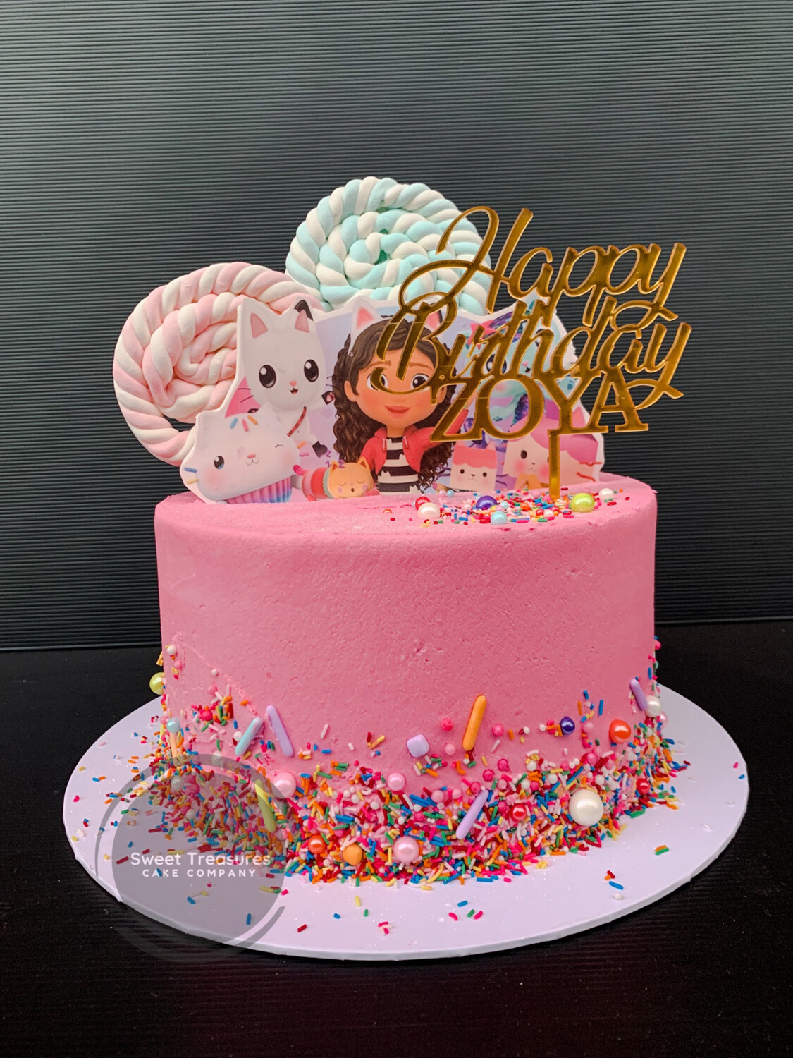 Gabby’s Clubhouse Single tier Cake