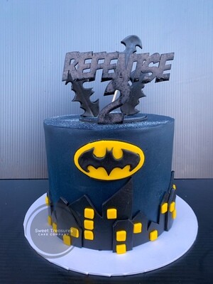 Batman Single tier Cake