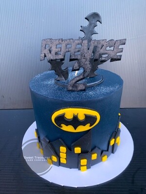 Batman Single tier Cake