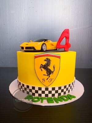 Ferrari Single tier cake