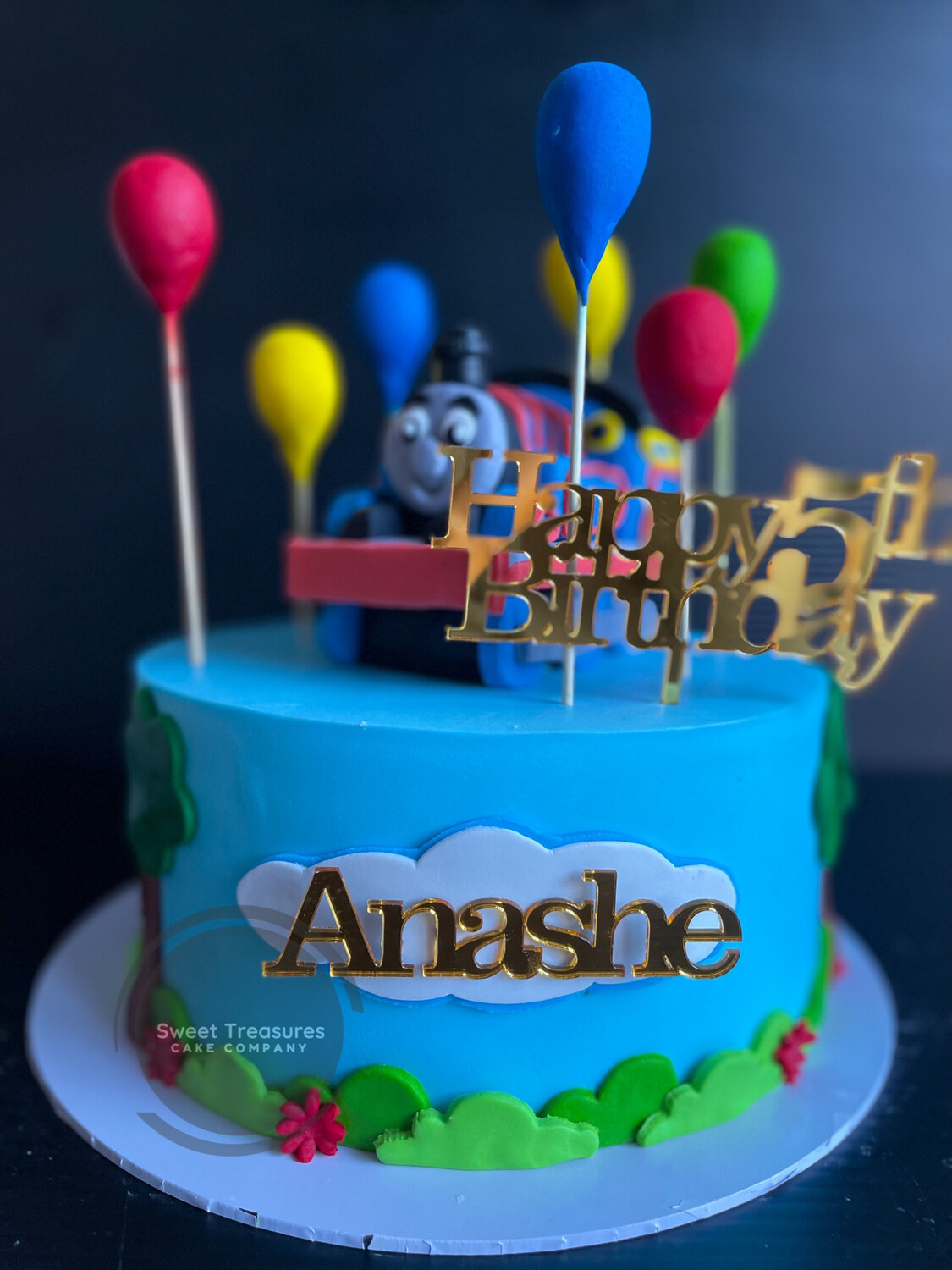 Thomas The Engine Single tier Cake