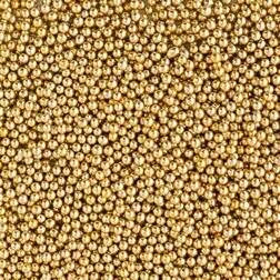 Sugar Pearls (Dragees) 4mm Gold