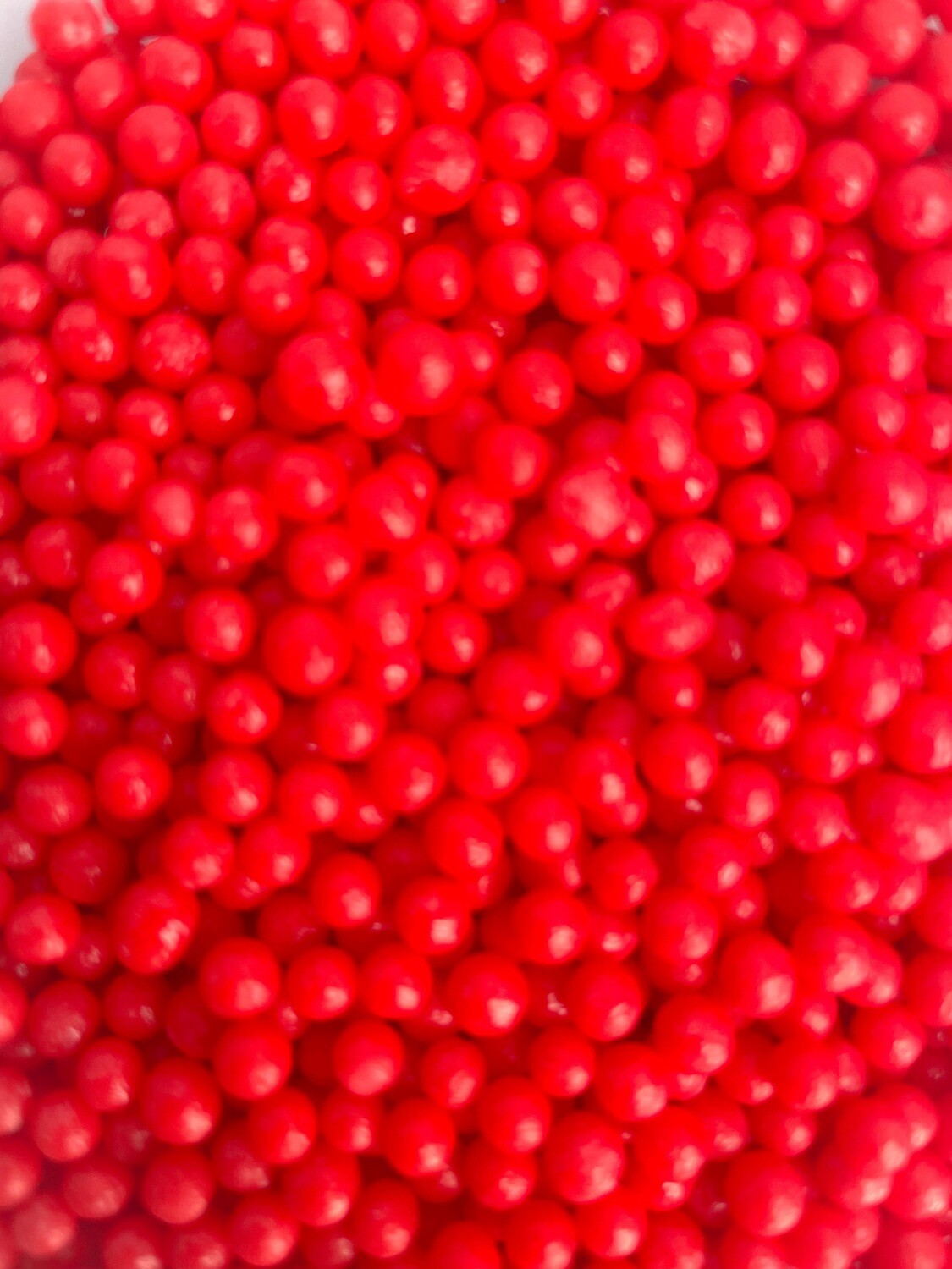 Sugar Pearls (Dragees) Red