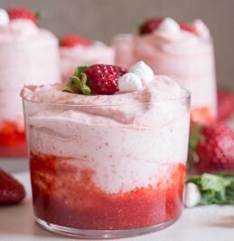 Instant Strawberry Mousse Mix