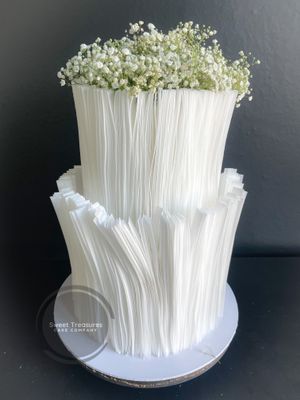 Baby's Breathe 2 tier Cake