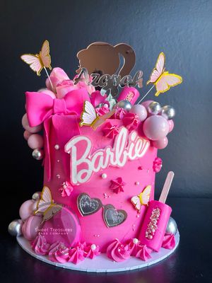 Barbie Single tier Cake