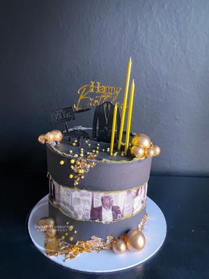 Fault Line Photos Single tier Cake