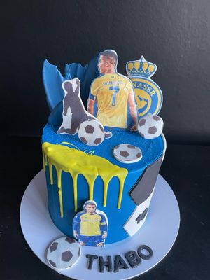 Ronaldo (Al-Nassar) Single tier Cake