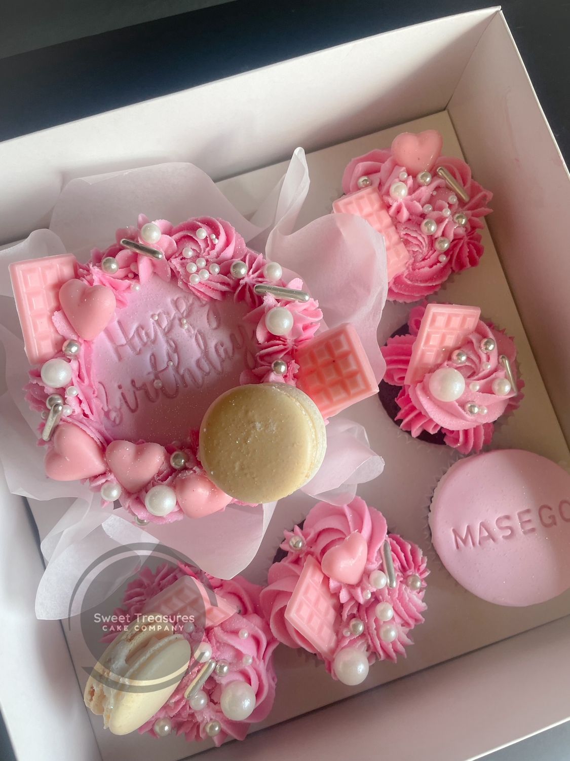 Pink Bento Cake Box