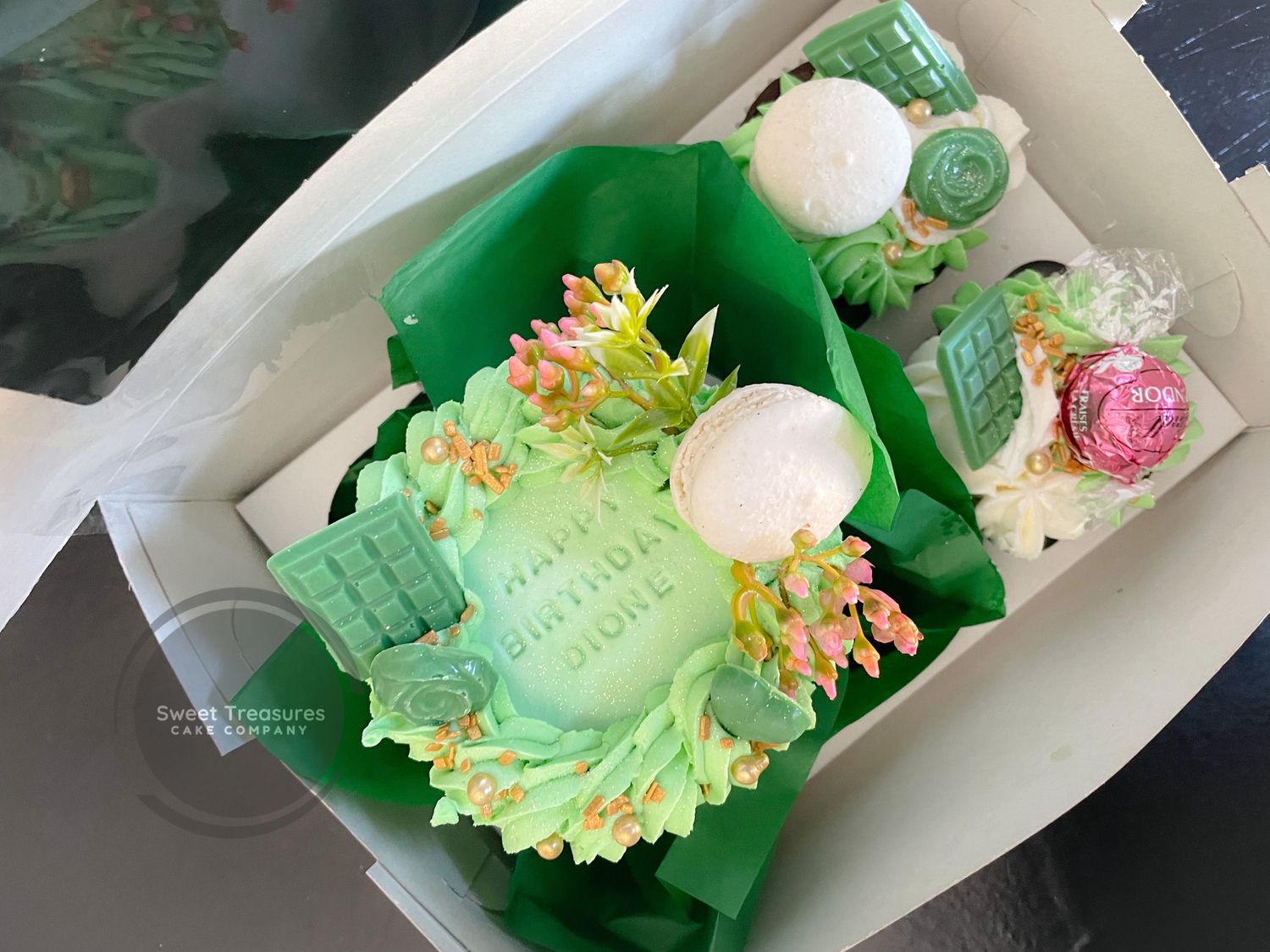 Mint Bento Cake Box