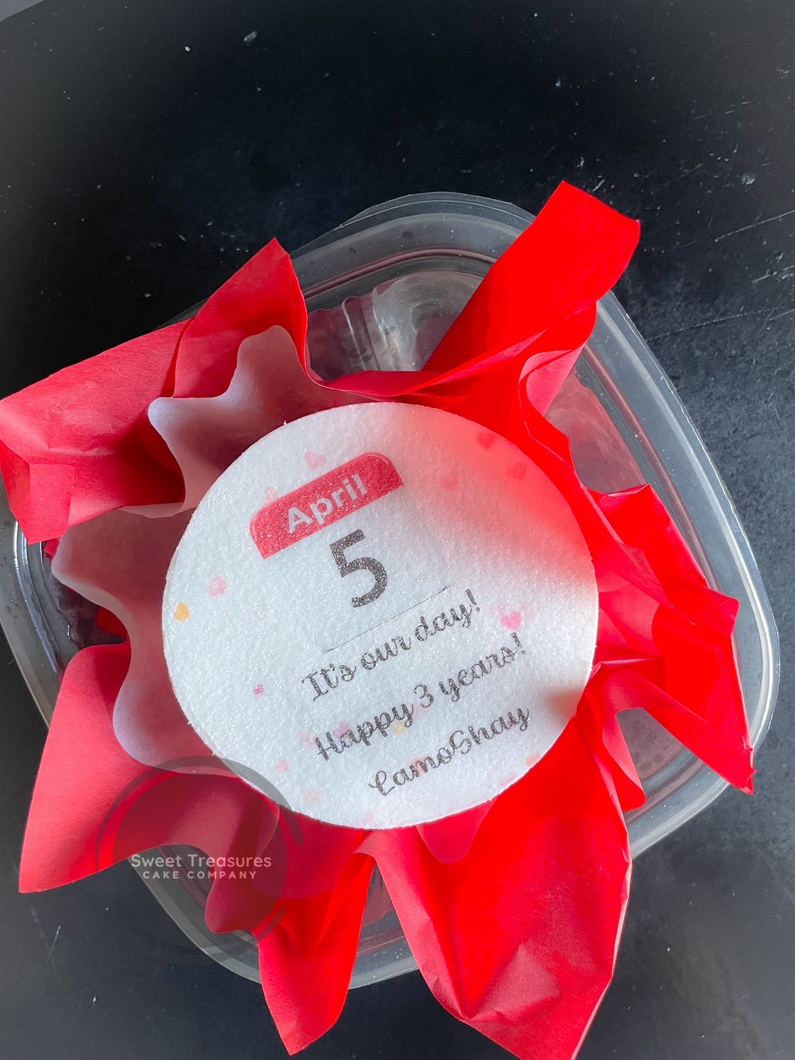 Anniversary Bento Cake