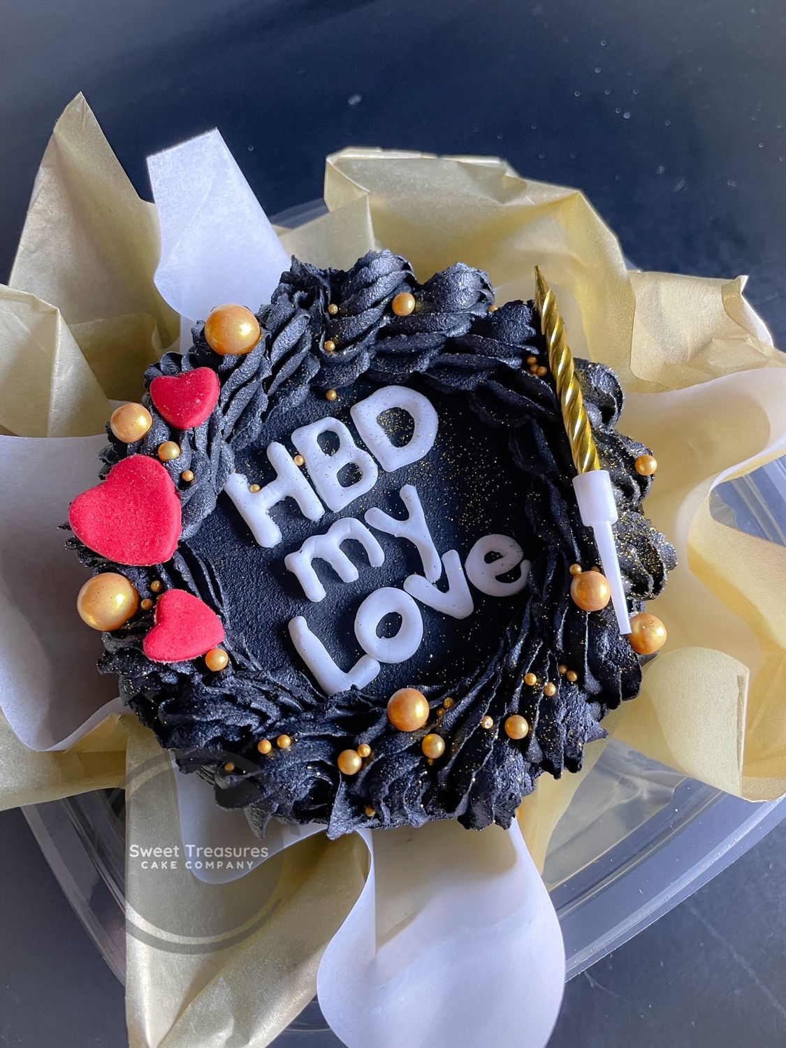 Black Bento Cake