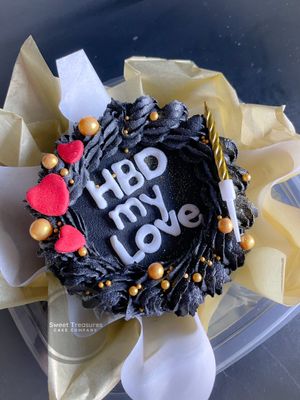 Black Bento Cake