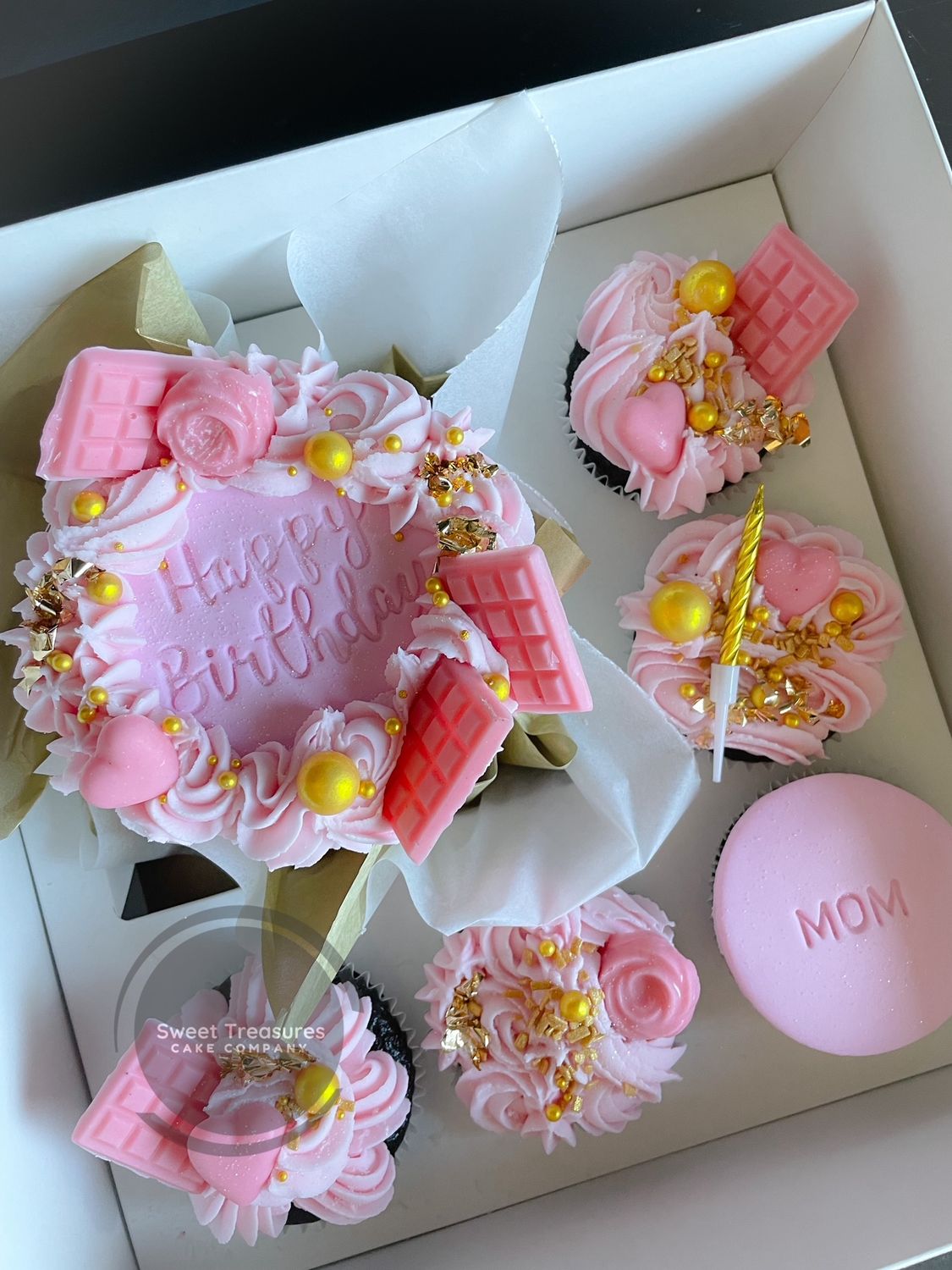 Pink Bento Cake Box
