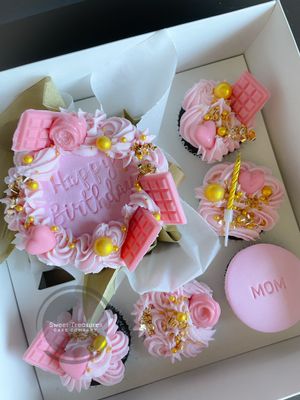 Pink Bento Cake Box