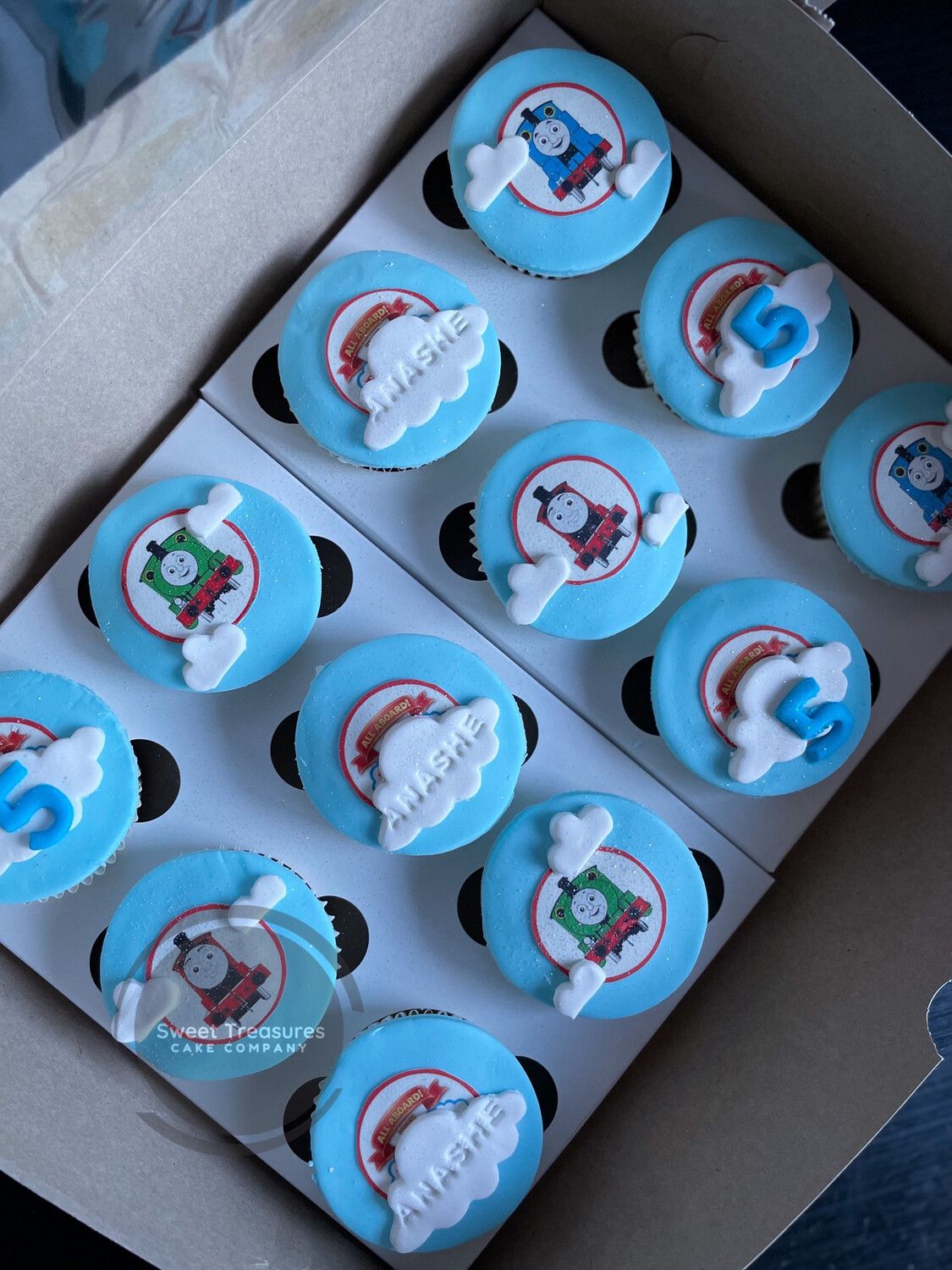 Thomas the Engine Cupcakes