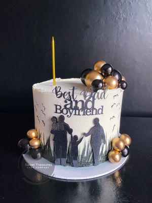 Dad Single tier Cake