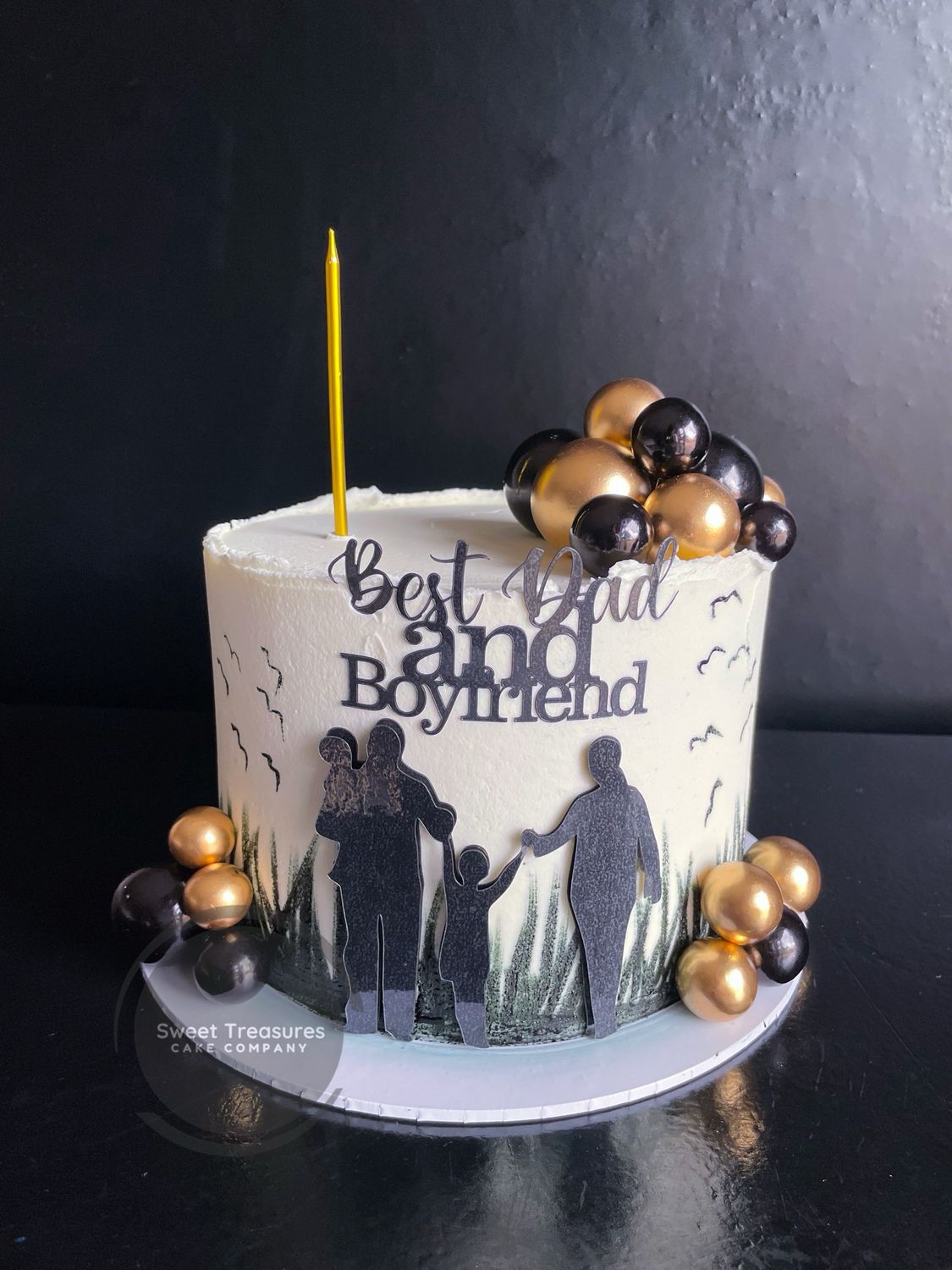 Dad Single tier Cake