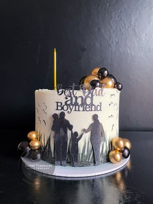 Dad Single tier Cake