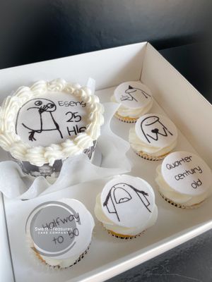 Doodle Drawings Cakes and Cupcakes