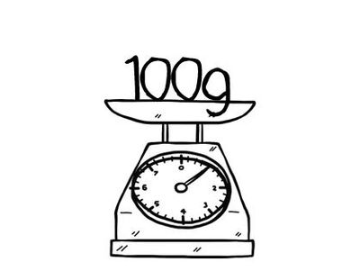 100g