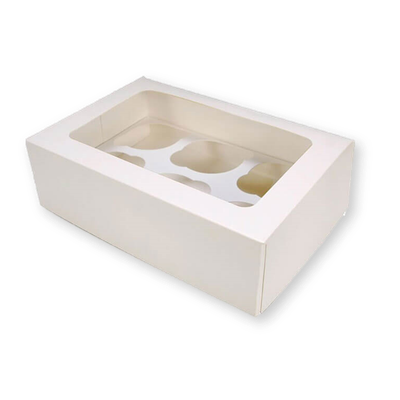 cake_xo 6 Cupcake box with insert
