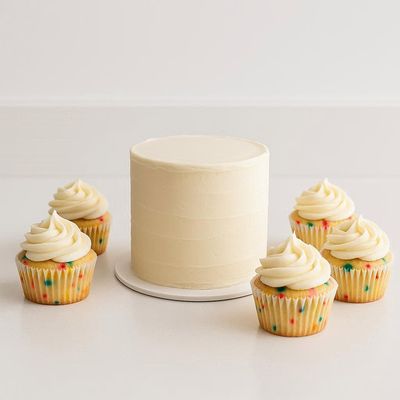 cake_xo Confetti Cake Mix - Bento Cake with Cupcakes