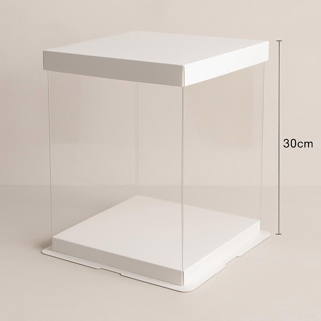 cake_xo 12x12x30 See Through Plastic Cake Box
