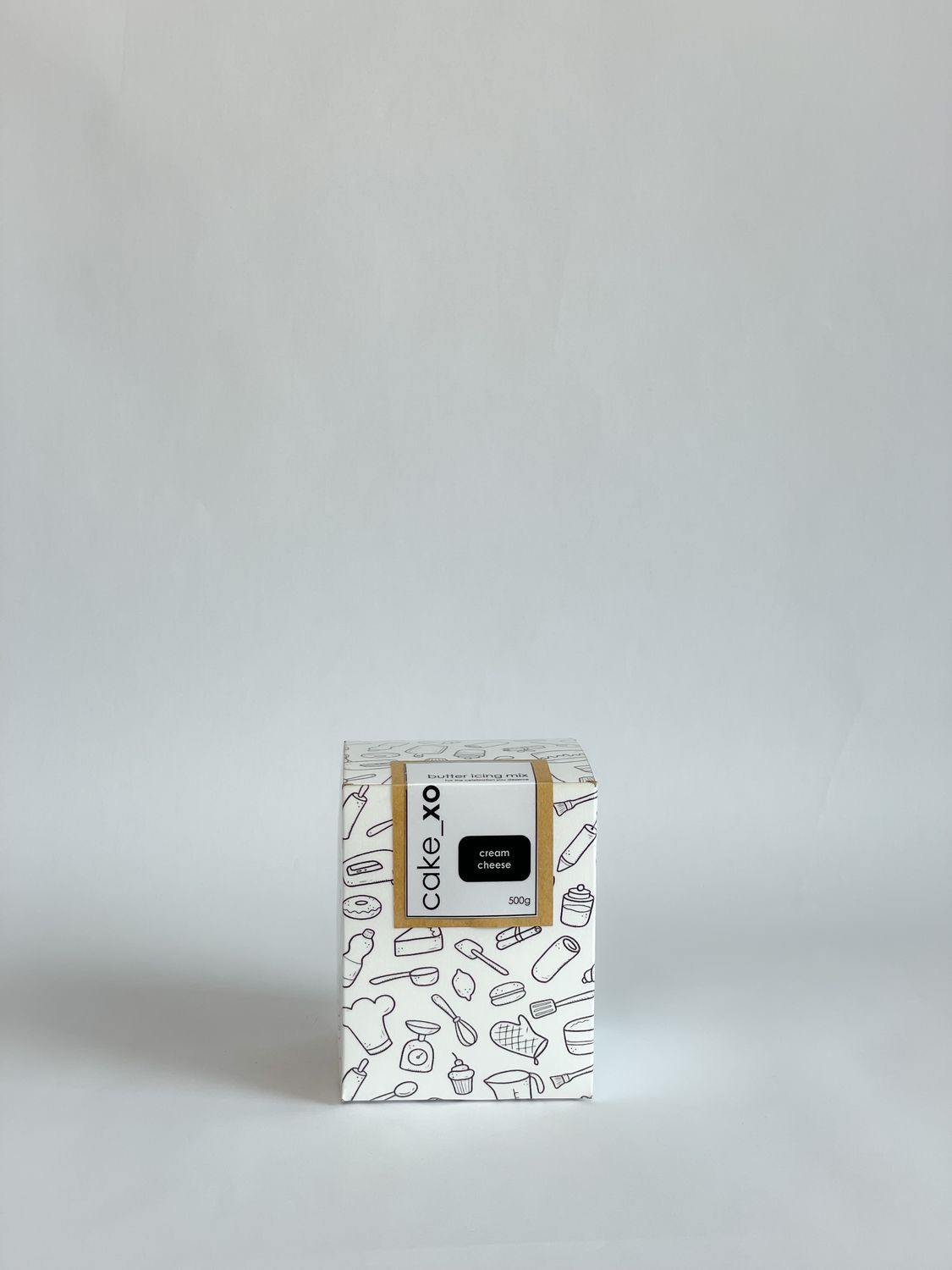 cake_xo Cream Cheese Flavoured Butter Icing Mix - Bento Cake with Cupcakes, Size: Bento Box with 5 Cupcakes