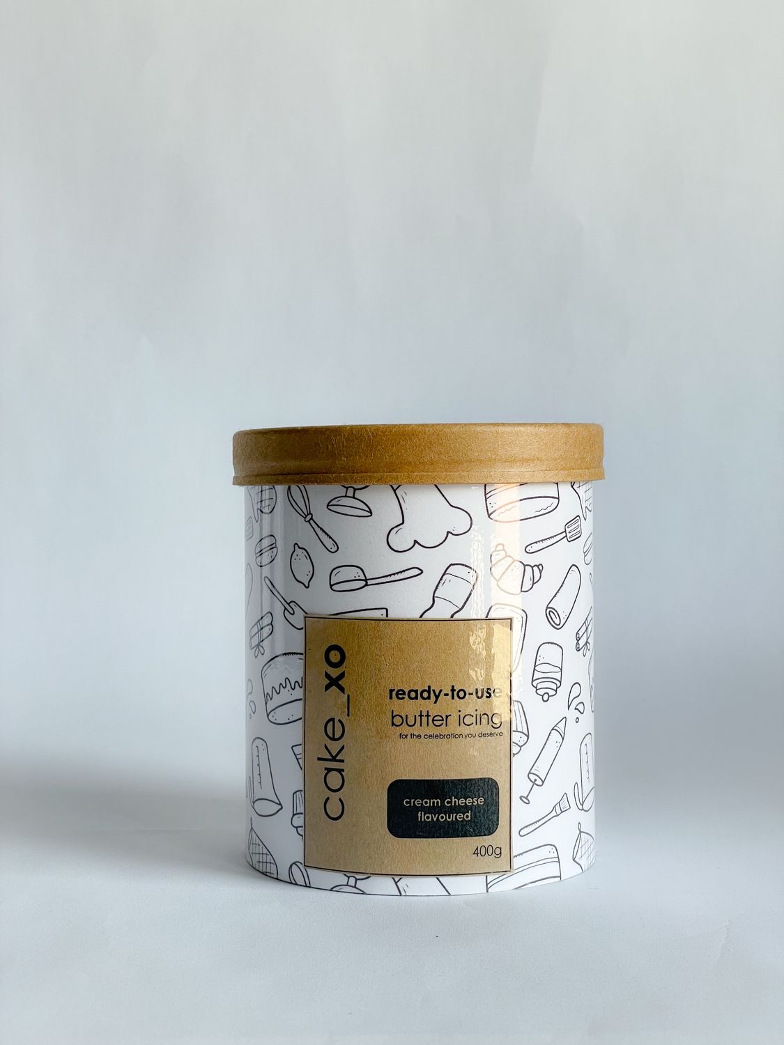 cake_xo Ready to use Cream Cheese Flavoured Butter Icing - RAINBOW CAKE, Size: 1600g: 6 Inch, 6 layer cake (fill, cover and decorate)