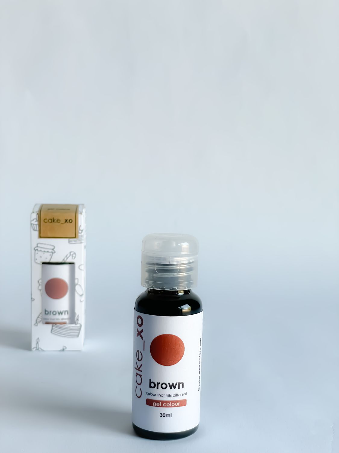 cake_xo Gel Food Colour | Brown