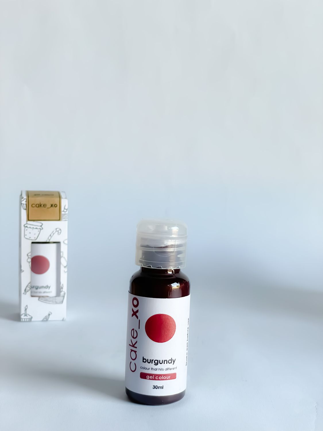 cake_xo Gel Food Colour | Burgundy