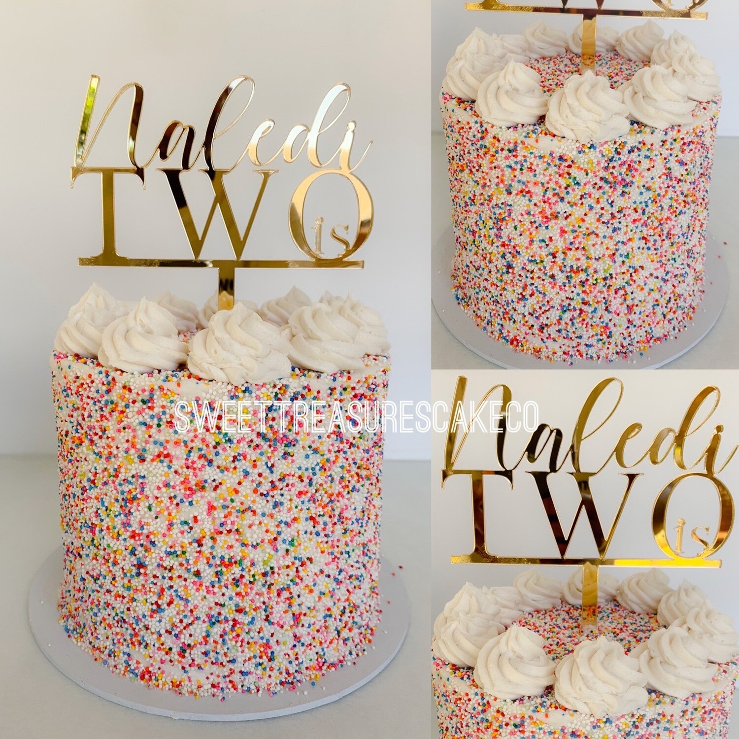Sprinkles Single tier Cake