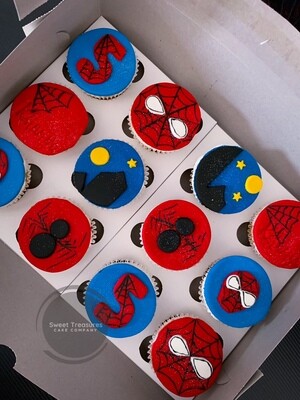 Spiderman cupcakes