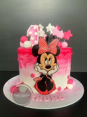 Minnie Mouse Single tier Cake