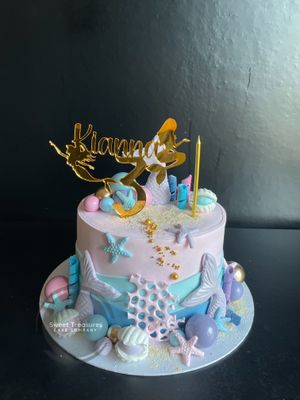 Mermaid Single tier cake