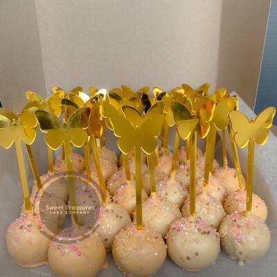Butterfly cake pops