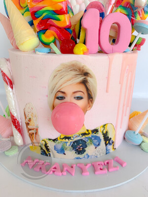 Candy Single tier cake