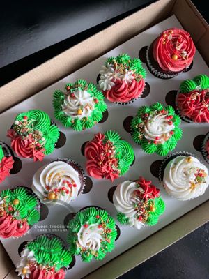 Christmas cupcakes