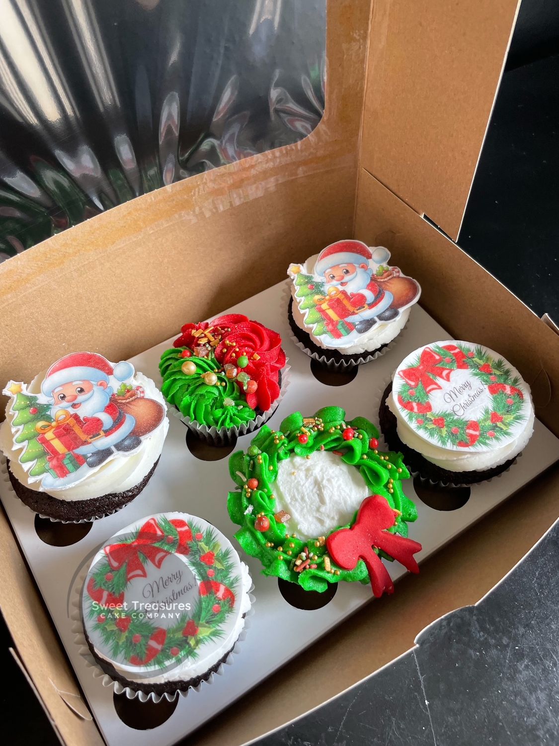 Christmas cupcakes