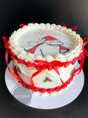 Doodle Meme Christmas Cake