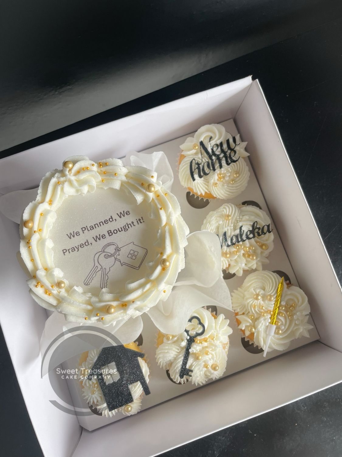 Celebration Burn Reveal Cake Box