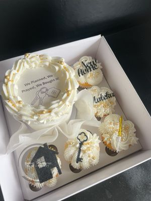 Celebration Burn Reveal Cake Box