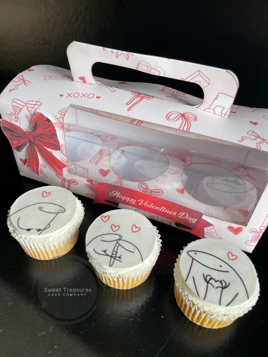 Doodle Memes Valentines day cupcakes