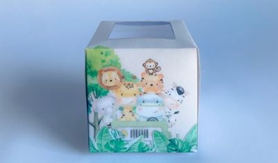 Cupcake Boxes WITH CUPCAKE: Sweet Safari