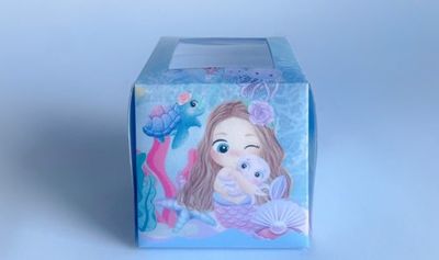 Cupcake Boxes WITH CUPCAKE: Mermaid Dreams