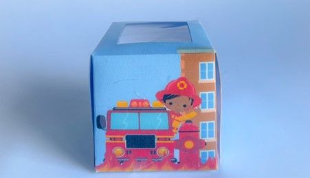 Cupcake Boxes: Fire Engen