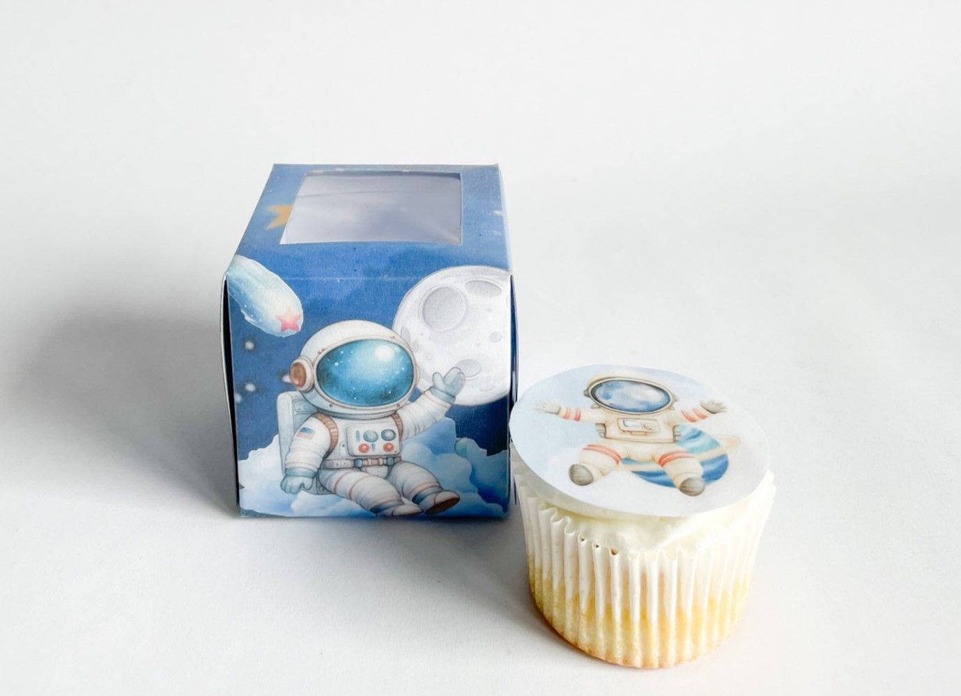 Cupcake Box WITH CUPCAKE: Galaxy Gaze