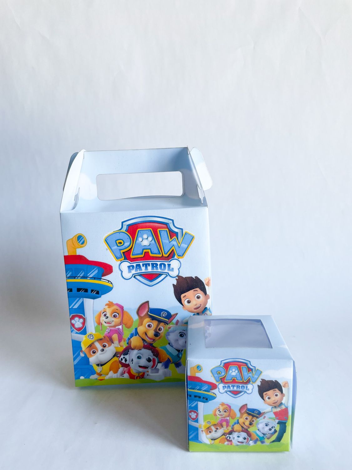 Party Pack Box WITH matching cupcakes: Paw Patrol Inspired
